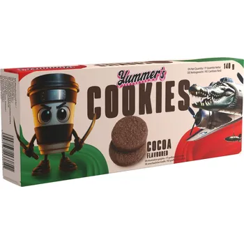 Bonbon Yummer's Italian Brainrot sušenky s příchutí mléčné čokolády 140 g