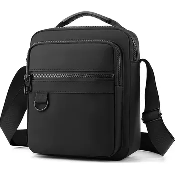 Pánská crossbody taška přes rameno – malý formát, zip Barva (Varianta): Černá