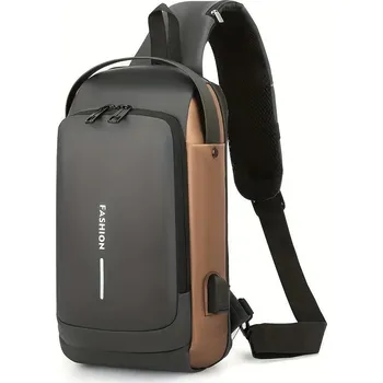 Pánská taška na hrudník s bezpečnostním zámkem na zip Barva (Varianta): Huipeijin