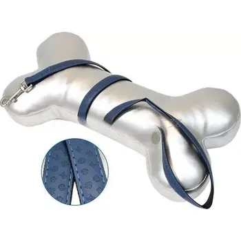 Vodítko pro psa Modré vodítko Vanity pro psa 15mm (Potřeby pro střední a menší psy)