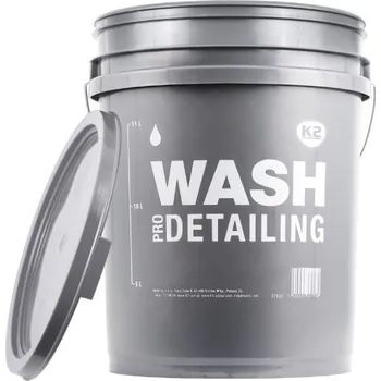 K2 Detailingový kbelík s víkem "WASH" , 20L