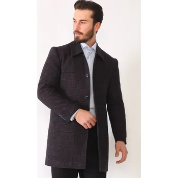 Pánský zimní kabát Pánský kabát dewberry dewberry černá | světle modrá | tmavě červená 1417371