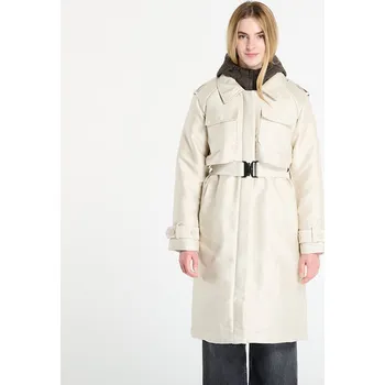 Dámský kabát Kabát Desigual Empire Jacket Beige Crude S