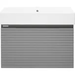 Naturel Koupelnová skříňka s umyvadlem Savona 58x43x44,8 cm šedá mat SAVONA60GMSAT