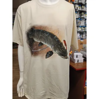 Rybářské oblečení triko s potiskem Štika L