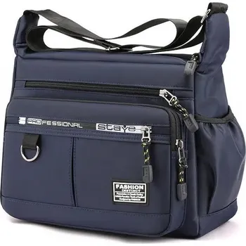 Obchodní pánská brašna s vícero kapsami a přezkou Barva (Varianta): Modrá