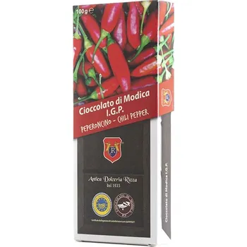 Čokoláda Gocce di Sicilia Čokoláda Modica s chilli