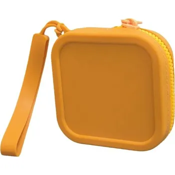 Šperkovnice Silikonová mini peněženka na zip – na mince i kosmetiku Barva (Varianta): Oranžová