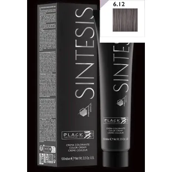 Barva na vlasy Black Sintesis Color Creme New 6.12 - Krémová barva na vlasy 100 ml