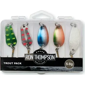 Umělá nástraha Ron Thompson Trout Pack 2 5-9g 5ks + Lure Box