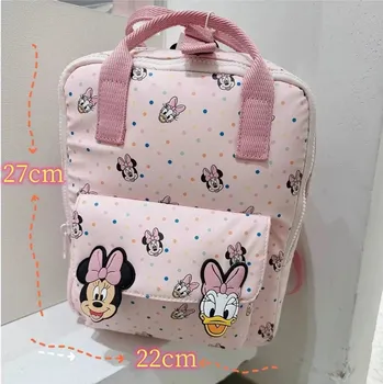 Školní batoh Dětský plyšový batoh s Minnie pro školku a volný čas Barva (Varianta): Růžová