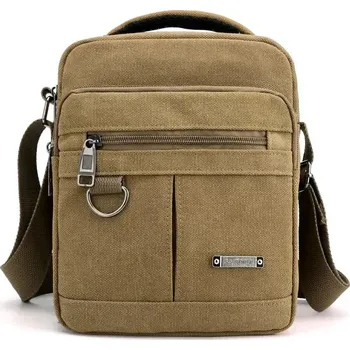 Pánská plátěná taška přes rameno na volný čas nebo do města Barva (Varianta): Khaki
