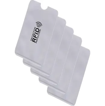Ledvinka Ochranné RFID pouzdro na karty proti kopírování a demagnetizaci Barva (Varianta): 5 PCS