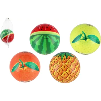 Dětský míč Ovocný míč 11 cm v síťce – 4 varianty