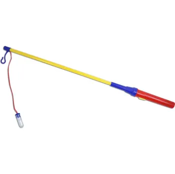 Karnevalový doplněk Hůlka (držák) na lampióny plast na baterie, se světlem | 36