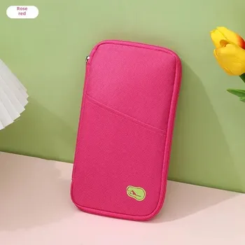 Peněženka Cestovní organizér na doklady – peněženka na pasy a karty Barva (Varianta): Rose Red + 13x25x2cm