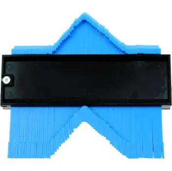 Multimetr Obrysová měrka 12 cm Plastová měřící šablona na kopírování profilů Hloubka měření 3 cm Nástroj pro přesné obkreslování tvarů