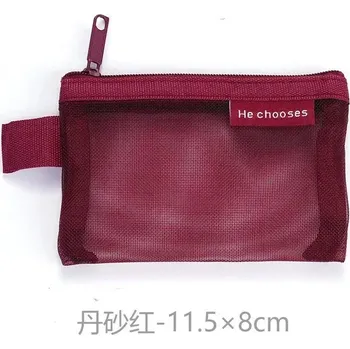 Peněženka Malý nylonový organizér – na mince, sluchátka a karty Barva (Varianta): Červená