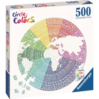 Puzzle Ravensburger Mandala 500 dílků