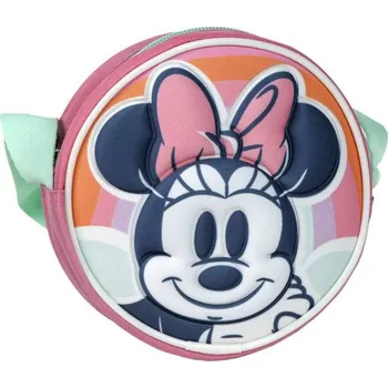 Kabelka dětská Disney Minnie Mouse taštička kulatá přes rameno na zip