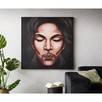 Obraz Obraz Prince 120x120 cm vícebarevný recyklovaný kov