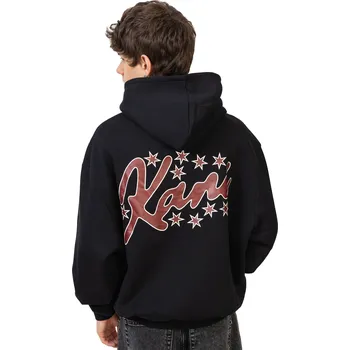 Pánská mikina Mikina S Kapucí Karl Kani Signature Star Black - XL