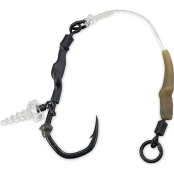 3ks Hotový návazec Saenger Ready Ronnie Angle Chod Stiff Rig Velikost 8