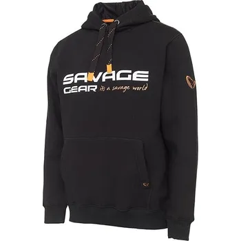 Dámská mikina Savage Gear Mikina Cosmo Hoodie Black Ink L (73699)