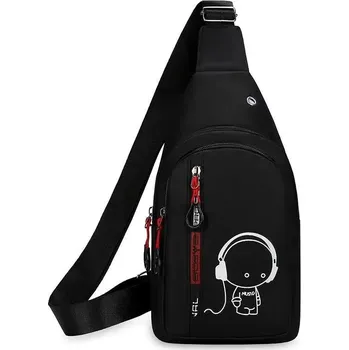 Kabelka Unisex svítící sportovní taška na hruď pro běh a volný čas Barva (Varianta): Heise