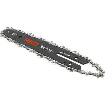 Pilová lišta Vodicí lišta + 2 řetězy pro akumulátorovou pilu 6", RED Technic RTPR0162