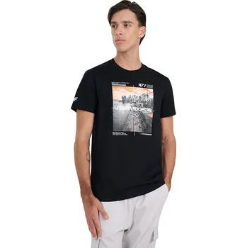 Pánské tričko tričko 4F 4FWAW25TTSHM3124 - 20S/Deep Black XXL