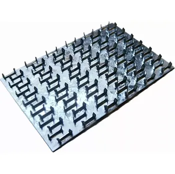 Tesařské kování Styčníková deska s trny 105x210x1,5 mm, ZB