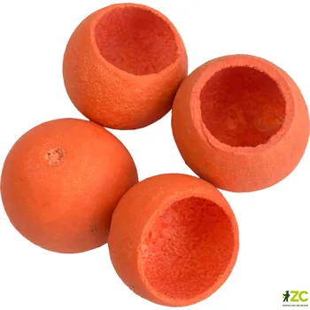 Svíčka Dekorace - Bell cup 4-5 cm - oranžový 4 ks