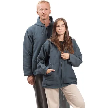 Dámská mikina Bunda s kapucí NEPA petrolejová L