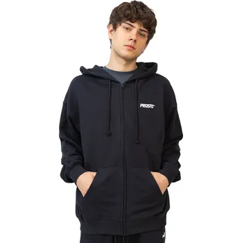 Pánská mikina Mikina Na Zip Prosto Logo černá - L