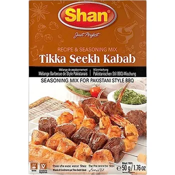 Koření Shan Tikka Seekh Kebab - směs koření na grilování, 50 g