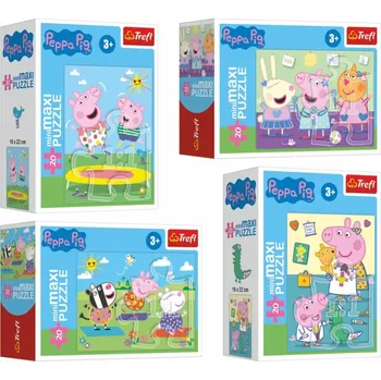 Puzzle TREFL Displej Prasátko Peppa 20 dílků 24 dílků