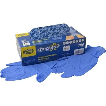 NITRILOVÉ RUKAVICE MODRÉ XL 100 KS MAGNETI MARELLI