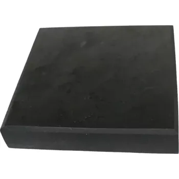 Šungitová destička leštěná 5×5×1 cm – ochranný kámen z Karélie pro očistu a harmonii