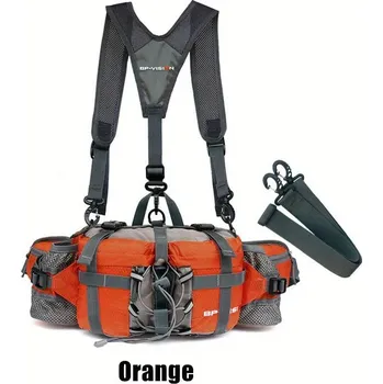 Outdoorové zavazadlo Turistická ledvinka na běhání, kolo, výšlapy i horolezectví Barva (Varianta): Oranžová