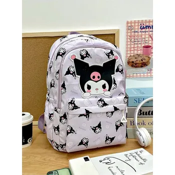 Školní batoh Školní batoh s motivem Sanrio pro děti s velkou kapacitou Barva (Varianta): Kuromi