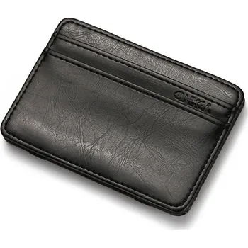 Peněženka Mini peněženka z PU kůže na mince a karty pro muže i ženy Barva (Varianta): Černá