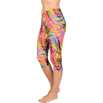 Dámské legíny EVONA a.s. Dámské 3/4 vzorované legíny NEBRASKA 830 - NEBRASKA 830 S