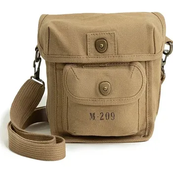Plátěná taška ve vintage stylu – magnetické zapínání, unisex Barva (Varianta): Khaki
