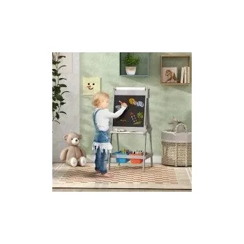 Malířský stojan Oboustranný dětský malířský stojan | šedý