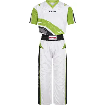Oblečení pro bojové sporty Top Ten Urban Arts uniforma - bílá/zelená, 16814-15 170