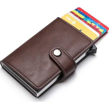 Obal na doklad Amparo Miranda® Pouzdro na karty a bankovky Cardslide AM0151 tmavě hnědé