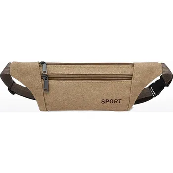 Ledvinka Plátěná ledvinka na běhání, výlety a každodenní použití Barva (Varianta): Khaki