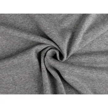 Úplet bavlněný počesaný Premium, barva 6 (305 g/m²) šedá