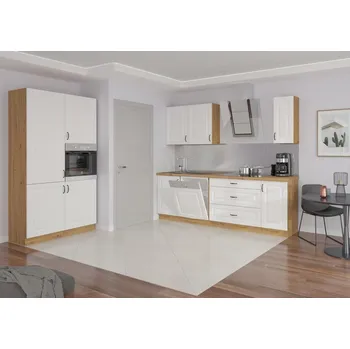 Kuchyňská linka Kuchyňská linka STILO dub artisan/bílé MDF, Sestava C 320 cm